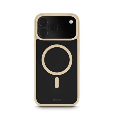други,аксесоари,hama,frame,protec,iphone,17,pro,max,magnetic,phone,case,beige,(transparent,beige)