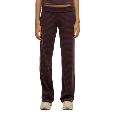 анцуг,дамски,панталони,superdry,athletic,essential,fold,over,joggers,red,(port,red,charcoal,stripe)