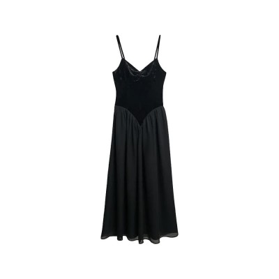 рокля,дамски,поли,и,рокли,superdry,lbd,velvet,corset,midi,dress,black,(black)