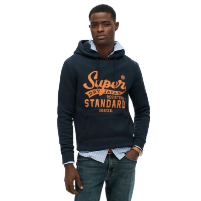 суичър,мъжки,пуловери,superdry,standard,script,hoodie,blue,(eclipse,navy)