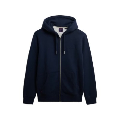 блуза,мъжки,пуловери,superdry,vintage,logo,embroidered,half,zip,sweatshirt,blue,(rich,navy,marl)