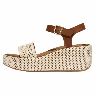 сандали,на,платформа,дамски,сандали,и,чехли,fitflop,woven,wedge,ankle,strap,platform,sandals,beige,brown,(deep,tan,ivory)