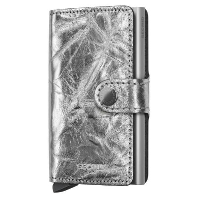 портфейли,и,портмонета,secrid,miniwallet,crunch,leather,wallet,silver