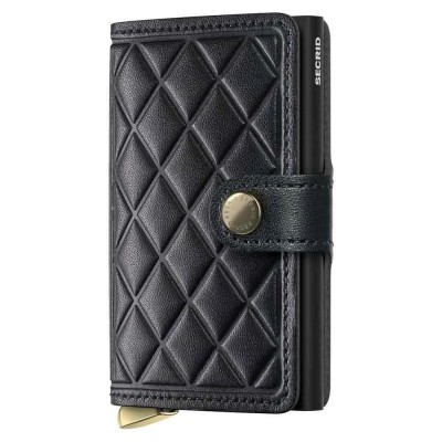 портфейли,и,портмонета,secrid,miniwallet,emboss,diamond,leather,wallet,black+