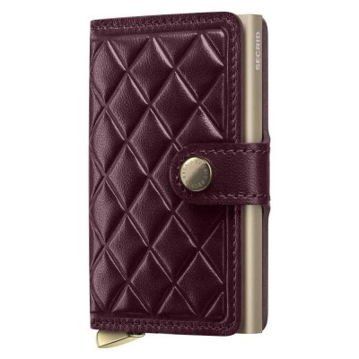 портфейли,и,портмонета,secrid,miniwallet,emboss,diamond,leather,wallet,bordeaux+