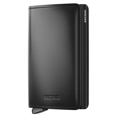 портфейли,и,портмонета,secrid,slimwallet,dusk,leather,wallet,black+