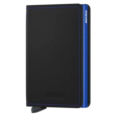 портфейли,и,портмонета,secrid,slimwallet,matte,leather,wallet,black,&,blue