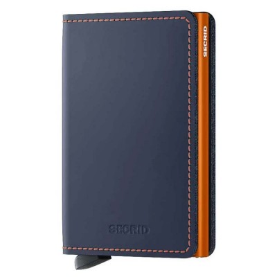 портфейли,и,портмонета,secrid,slimwallet,matte,leather,wallet,nightblue,&,orange