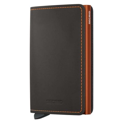 портфейли,и,портмонета,secrid,slimwallet,matte,leather,wallet,truffle,&,orange