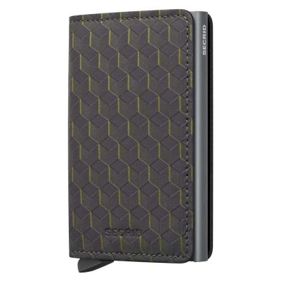 портфейли,и,портмонета,secrid,slimwallet,optical,leather,wallet,grey,yellow