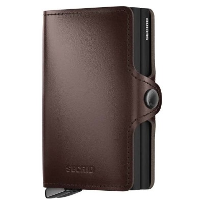 портфейли,и,портмонета,secrid,twinwallet,dusk,leather,wallet,dark,brown+