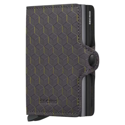портфейли,и,портмонета,secrid,twinwallet,optical,leather,wallet,grey,yellow
