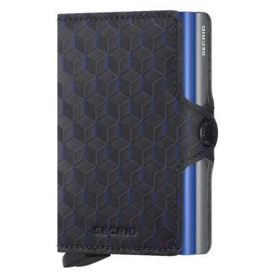 портфейли,и,портмонета,secrid,twinwallet,optical,leather,wallet,titanium,blue