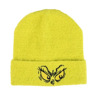 шапка,всички,шапки,the,grinch,grinch,the,knitted,beanie,yellow,(multicolor)