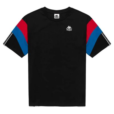 тениска,мъжки,тениски,дамски,тениски,kappa,222,banda,otto,t,shirt,black,(black,red,racing,blue,sea)