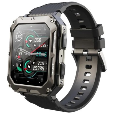 часовници,fossibot,c20,pro,smartwatch,silver,(black)