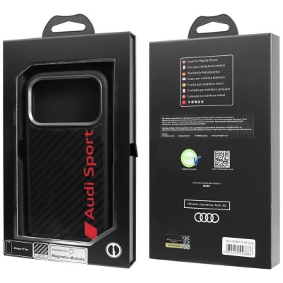 други,аксесоари,audi,r8,carbon,fiber,magsafe,iphone,17,pro,phone,case,black,(black)