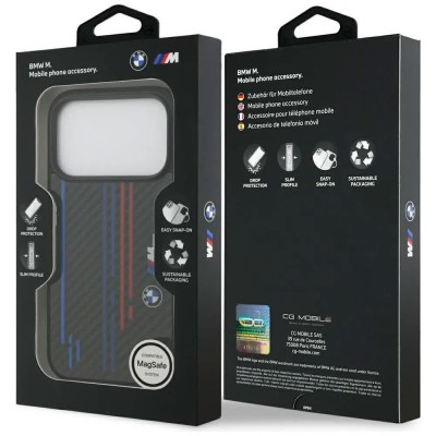 други,аксесоари,bmw,m,aramidic,lining,lines,&,logo,magsafe,iphone,17,pro,phone,case,black,(black)