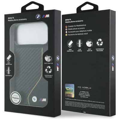 други,аксесоари,bmw,m,carbon,line,&,logo,magsafe,iphone,17,pro,max,phone,case,black,(yellow)