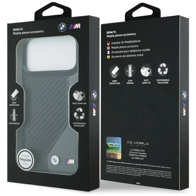 други,аксесоари,bmw,m,carbon,logo,magsafe,iphone,17,pro,max,phone,case,grey,(anthracite)