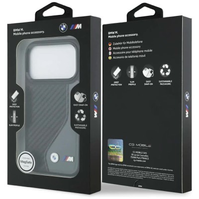 други,аксесоари,bmw,m,carbon,logo,magsafe,iphone,17,pro,phone,case,grey,(anthracite)