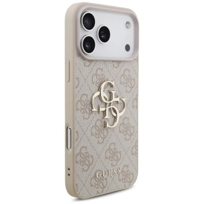 други,аксесоари,guess,4g,strap,4g,classic,logo,iphone,17,pro,max,phone,case,beige,pink,(pink)