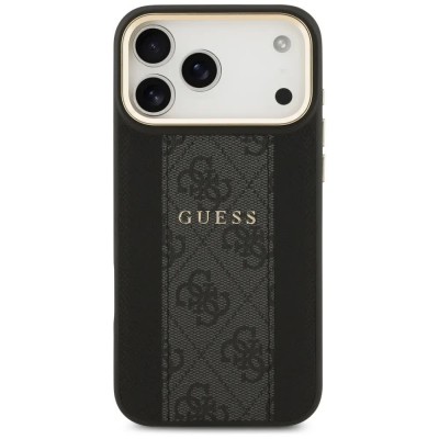 други,аксесоари,guess,4g,stripe,magsafe,iphone,17,pro,max,phone,case,black,(black)