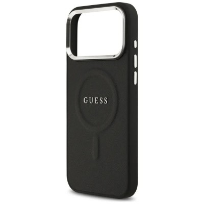 други,аксесоари,guess,classic,logo,magsafe,iphone,17,pro,max,phone,case,black,(black)