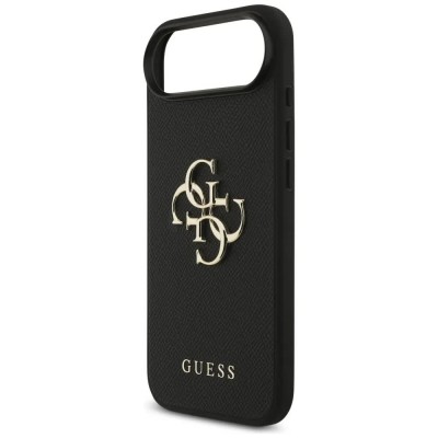 други,аксесоари,guess,grained,big,4g,&,classic,logo,iphone,air,phone,case,black,(black)