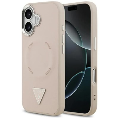 други,аксесоари,guess,triangle,logo,magsafe,iphone,17,phone,case,pink,(pink)