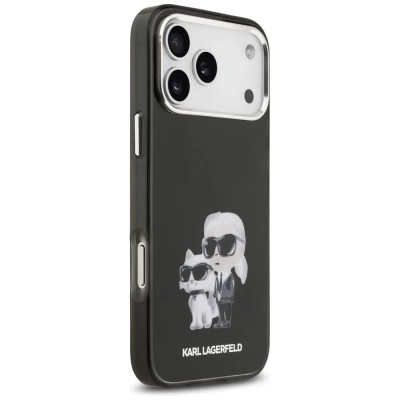 други,аксесоари,karl,lagerfeld,iml,aquarelle,karl,&,choupette,&,logo,magsafe,iphone,17,pro,max,phone,case,black,(black)