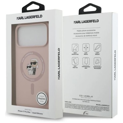 други,аксесоари,karl,lagerfeld,karl&choupette,ring,magsafe,iphone,17,pro,max,phone,case,pink,(pink)