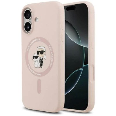 други,аксесоари,karl,lagerfeld,karl&choupette,ring,magsafe,iphone,17,phone,case,pink,(pink)