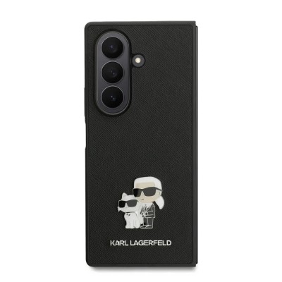 други,аксесоари,karl,lagerfeld,pu,saffiano,karl,and,choupette,galaxy,z,fold,7,phone,case,black,(black)