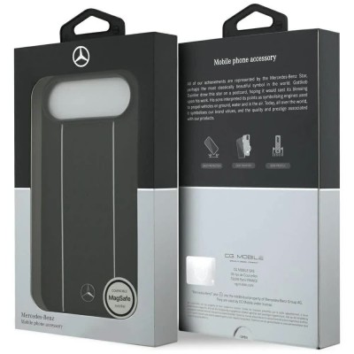 други,аксесоари,mercedes,leather,star,pattern,stripes,magsafe,iphone,air,phone,case,black,(black)
