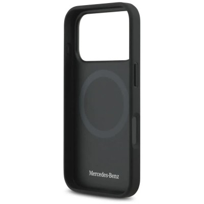 други,аксесоари,mercedes,plain,smooth,leather,magsafe,iphone,17,pro,phone,case,black,(black)