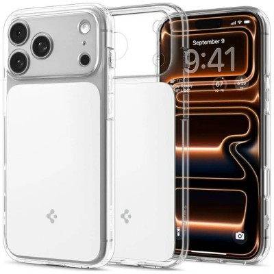 други,аксесоари,spigen,mag,magsafe,iphone,17,pro,max,phone,case,clear,(white)