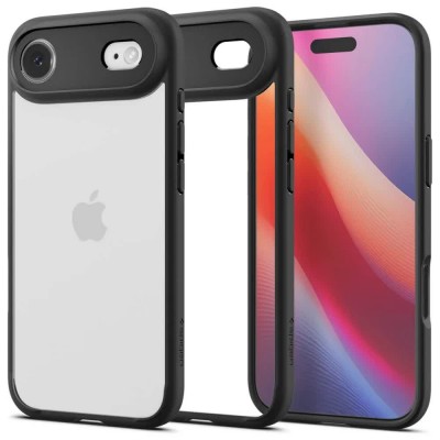 други,аксесоари,spigen,ultra,hybrid,iphone,17,air,phone,case,clear,black,(black)