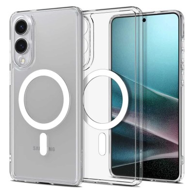 други,аксесоари,spigen,ultra,hybrid,mag,magsafe,galaxy,s25,edge,phone,case,clear,(clear,white)