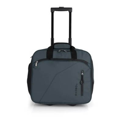 всички,чанти,gabol,canada,22l,15.6´´,business,case,with,wheels,grey,(green)
