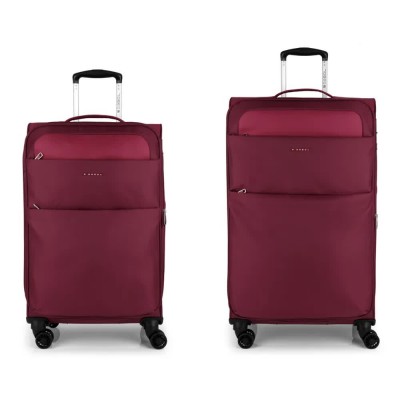 куфари,gabol,cloud,spinner,tsa,expandable,164.6l,trolley,bag,2,units,purple,(burgundy)