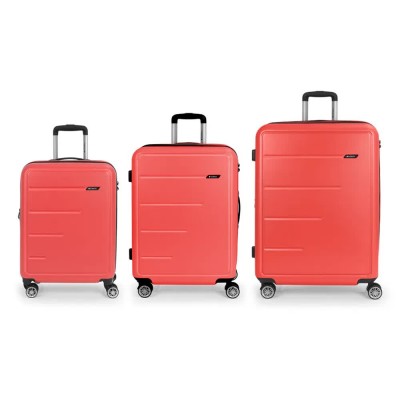 куфари,gabol,future,plus,spinner,expandable,217l,trolley,bag,3,units,red,orange,(coral)