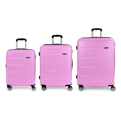 куфари,gabol,future,plus,spinner,expandable,217l,trolley,bag,3,units,pink,(pink)