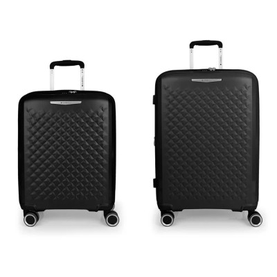 куфари,gabol,queens,spinner,tsa,expandable,114.6l,trolley,bag,2,units,black,(black)