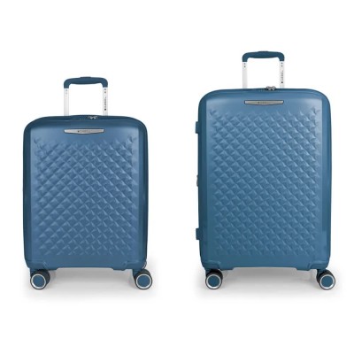 куфари,gabol,queens,spinner,tsa,expandable,114.6l,trolley,bag,2,units,blue,(blue)