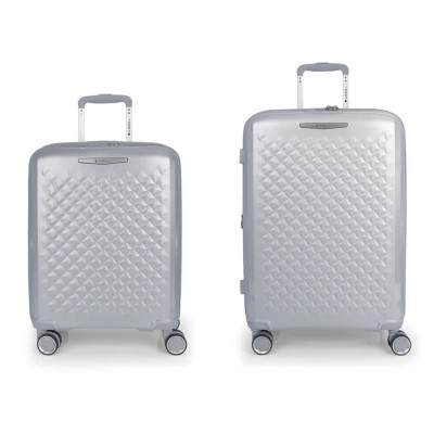 куфари,gabol,queens,spinner,tsa,expandable,114.6l,trolley,bag,2,units,grey,silver,(silver)