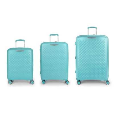 куфари,gabol,queens,spinner,tsa,expandable,224.2l,trolley,bag,3,units,blue,(mint,green)