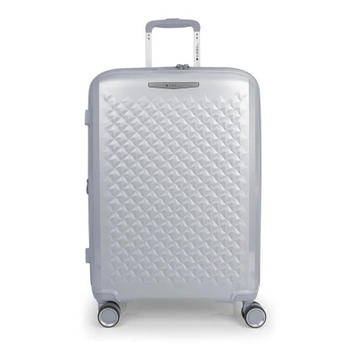 куфари,gabol,queens,spinner,tsa,expandable,72.5,80.2l,trolley,bag,grey,silver,(silver)