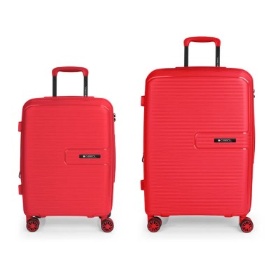 куфари,gabol,steady,spinner,expandable,113.8l,trolley,bag,2,units,red,(red)