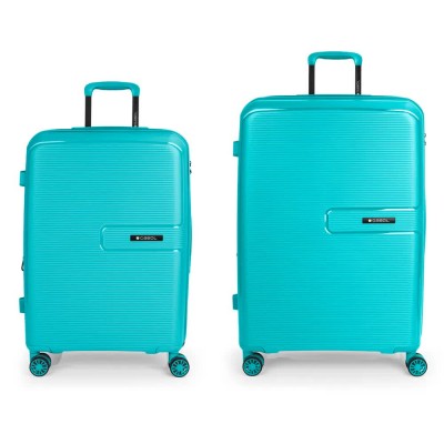 куфари,gabol,steady,spinner,expandable,157l,trolley,bag,2,units,green,(turquoise)